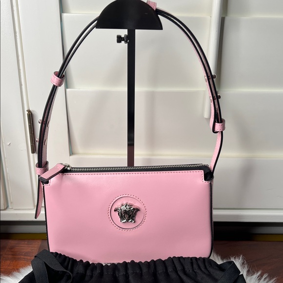 Versace Handbags - NOT AVAILABLE Versace La Medusa Light Pink Shoulder Bag Calf Leather NWOT w/COA